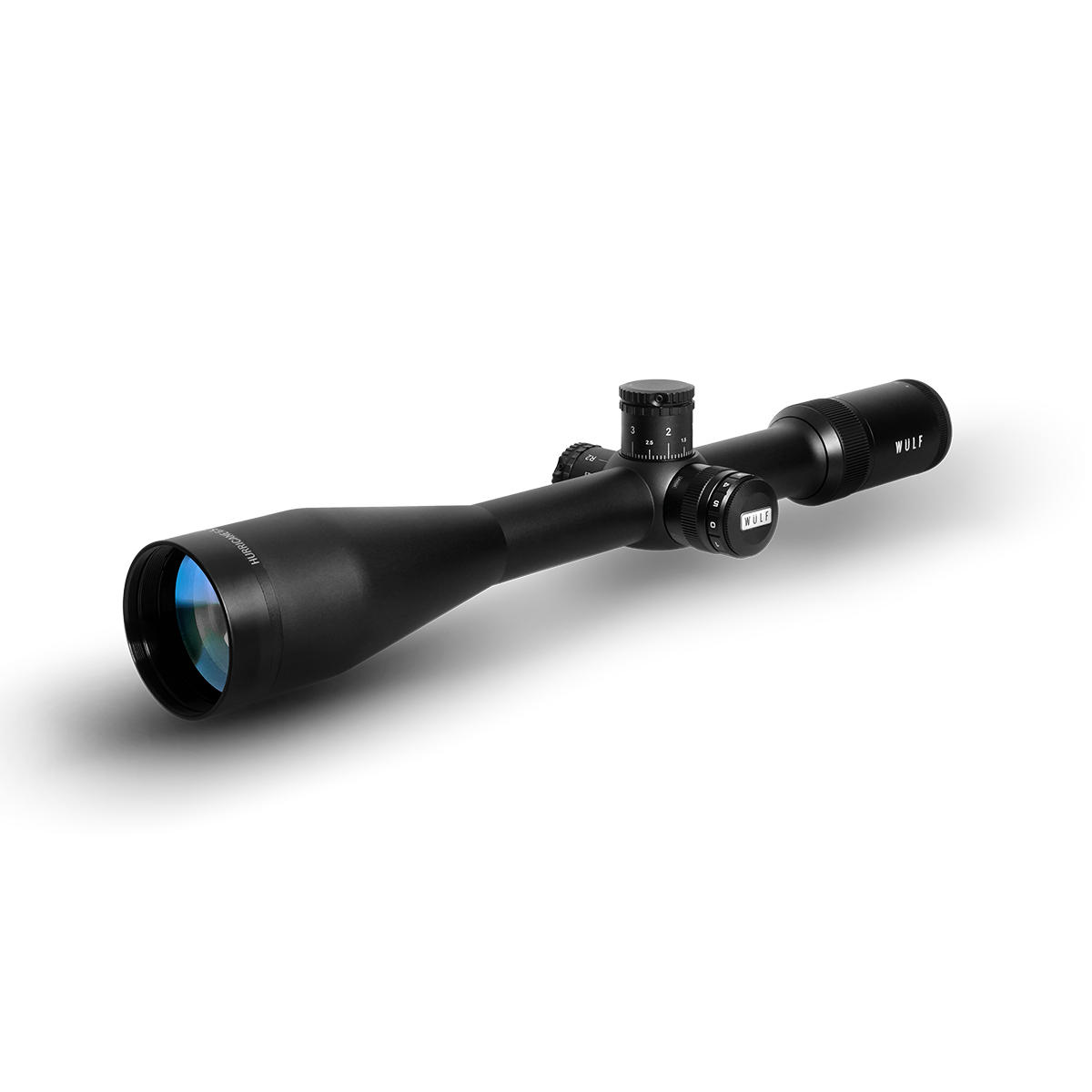 Ex-Demo WULF Hurricane 6.5-25x50 SFP Illuminated Half Mildot 0.1MRAD Side Focus Locking Turrets Rifle Scope - EXD393