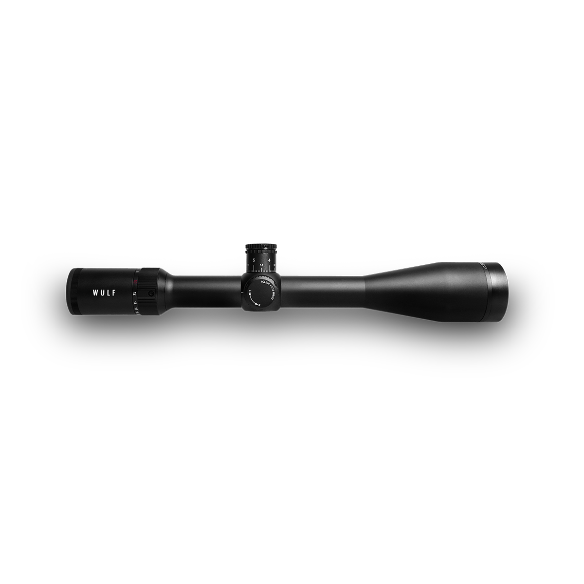Ex-Demo WULF Hurricane 6.5-25x50 SFP Illuminated Half Mildot 0.1MRAD Side Focus Locking Turrets Rifle Scope - EXD393