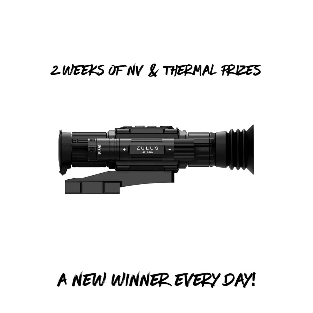 WIN A: Arken Optics ZULUS HD 5-20X Digital Night Vision Scope (Picatinny Rail Included)