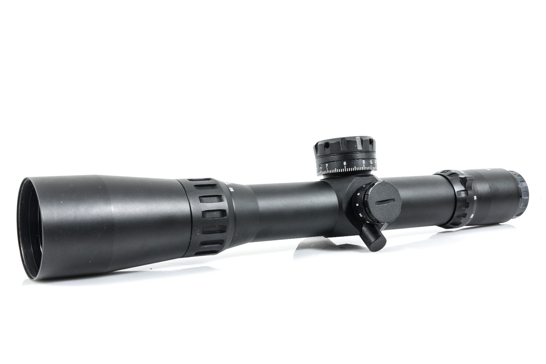 IOR Nemesis 9-36x56 FFP Illuminated MRAD 0.1 MRAD 40mm Zero Stop Rifle Scope with Free Rings