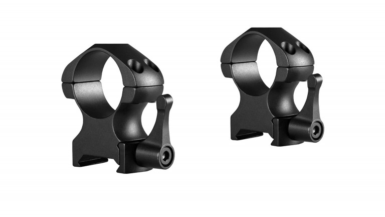 Hawke Precision Steel 1" 2 Piece Weaver QR Steel Scope Rings - High