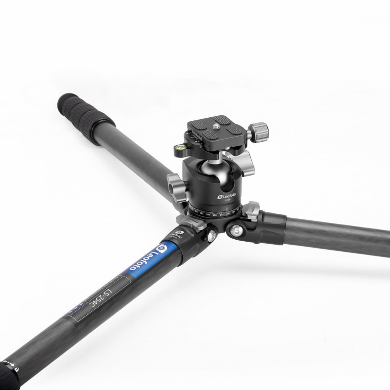 Leofoto Ranger LS-254C 10x Layer Carbon Fiber Tripod with LH-30 Low Profile Ballhead & Separate Centre Column