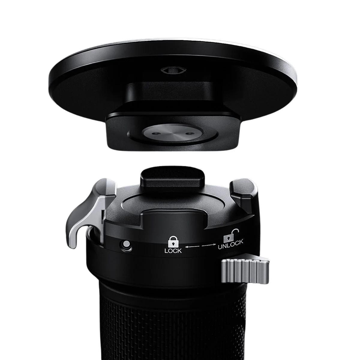 Leofoto MV-324C Carbon Fibre Monopod 600mm to 1500mm w/ BV-10 Aluminium Fluid Video Tripod Head