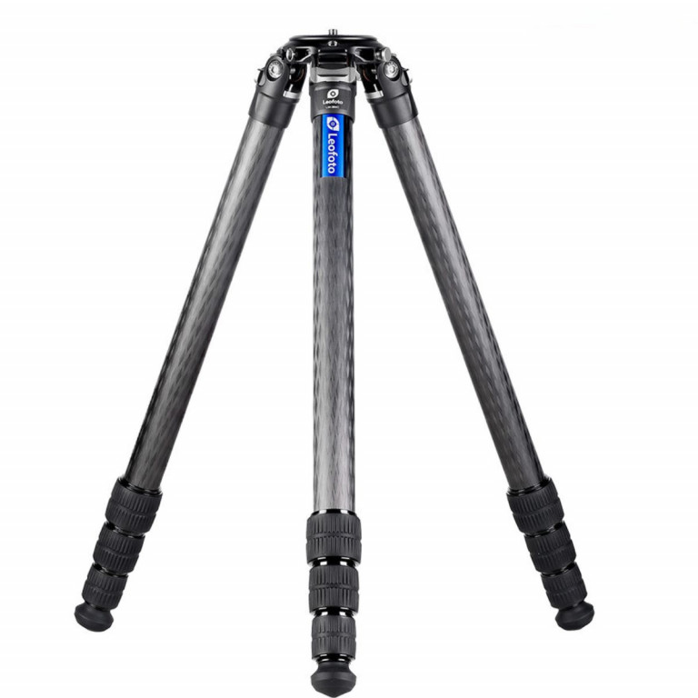 Leofoto LM Summit LM-364CL 10 Layer Carbon Hollow-out Spider 75mm Bowl Tall Tripod with Safety Lock System