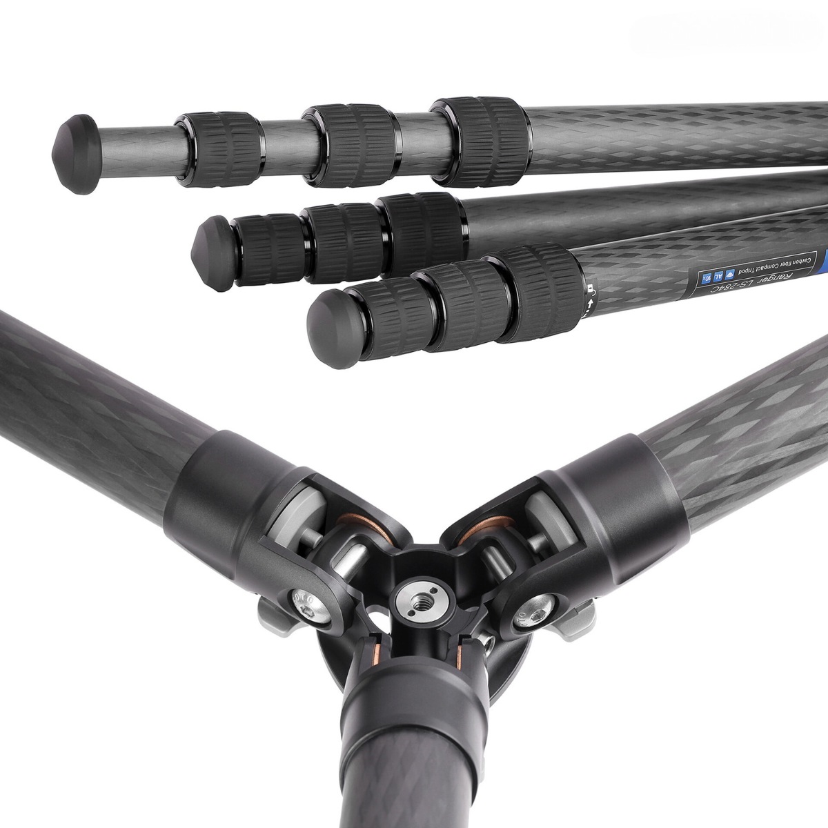 Leofoto Ranger LS-284C 10x Layer Carbon Fiber Tripod with LH-30 Low Profile Ballhead & Separate Centre Column