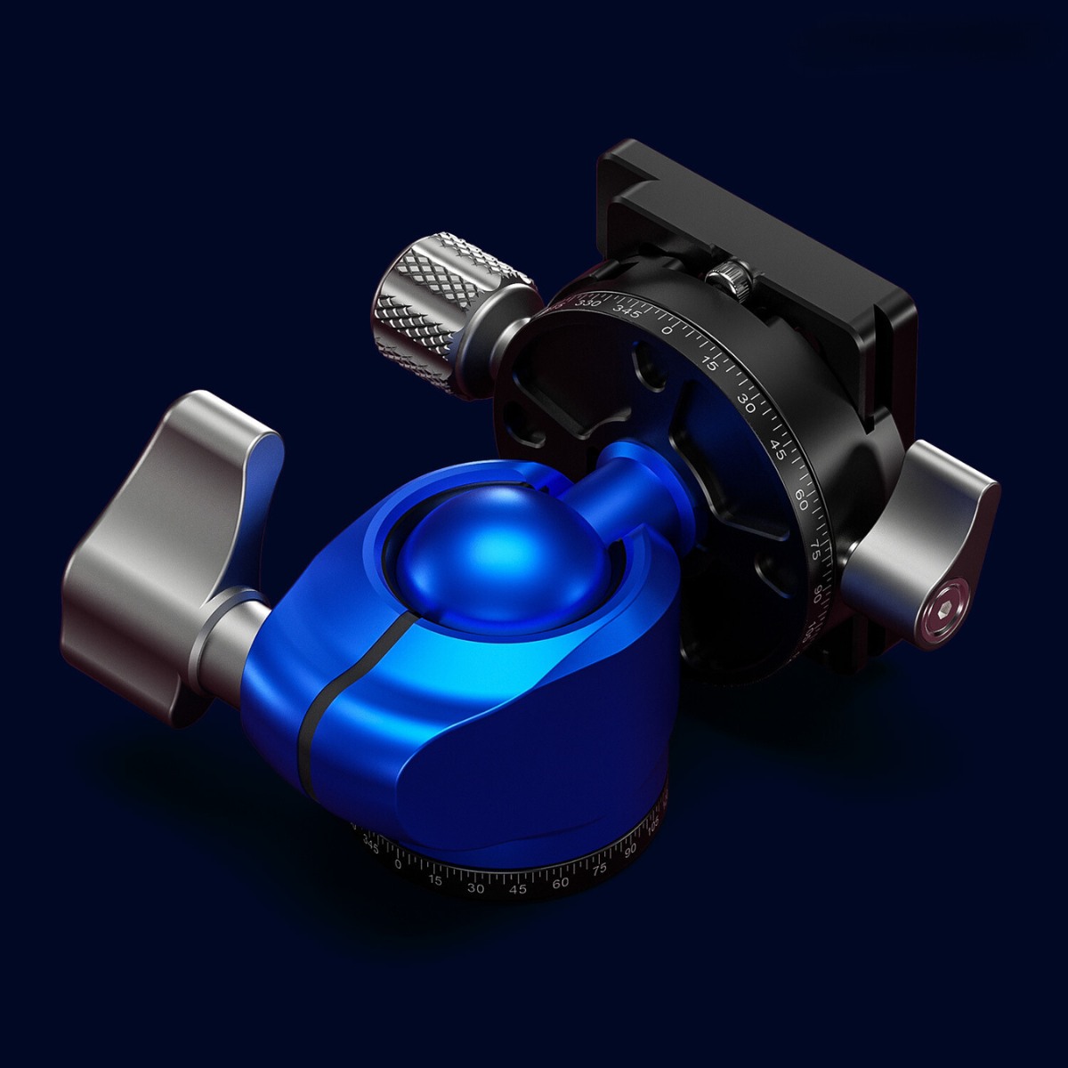 Leofoto BLUE MR.Y LY-224C 10 Layer Carbon Y Shaped Centre Tripod with LH-25 Ball Head 