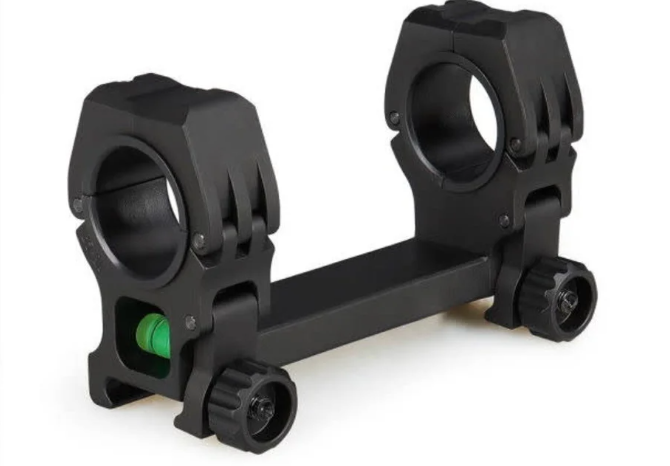 M10 1 inch/30mm High Weaver/Picatinny Mount w/ Bubble Level