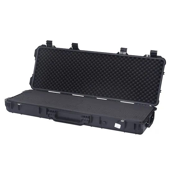 Meijia Medium Heavy Duty Wheeled Hard Rifle Case with Eggshell Foam - 106x34cm - TSA Approxed