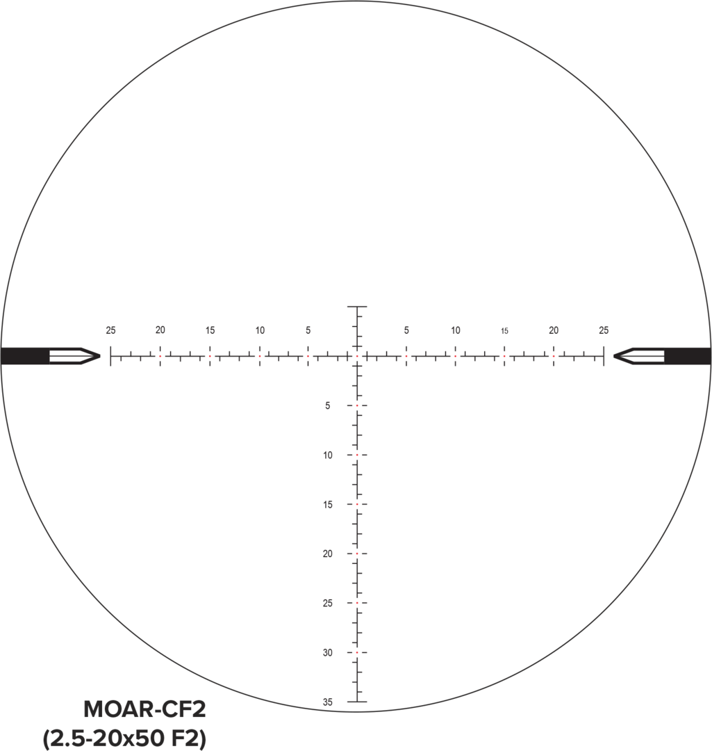  Nightforce Nx8 F2 2.5-20x50mm SFP IR Moar-CF2 Zs 1/4 MOA Zero Stop Rifle Scope