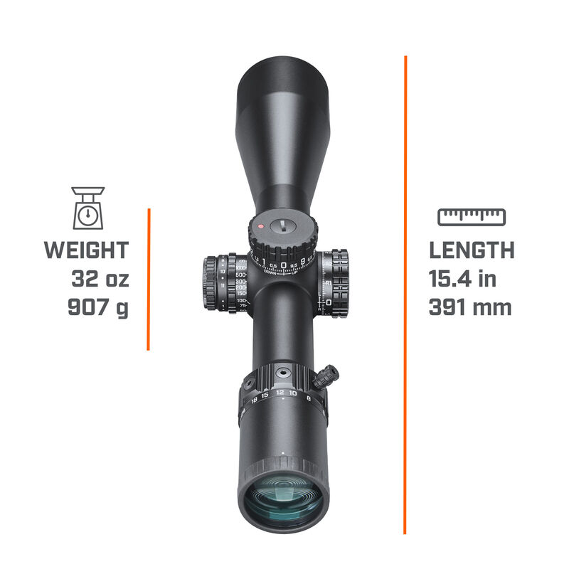 Bushnell Match Pro ED 5-30x56 FFP Illuminated Deploy MIL 2 0.1 MRAD 34mm Zero Stop Rifle Scope