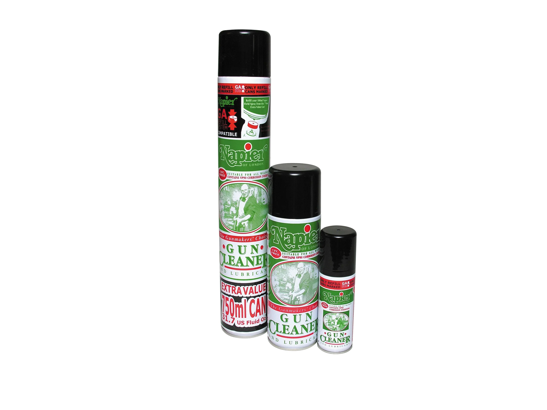 Napier Gun Cleaner Lubricant Aerosol -750ml