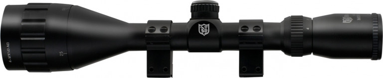 Nikko Stirling Mount Master 4-12x50 Illuminated Half Mildot AO Rifle Scope