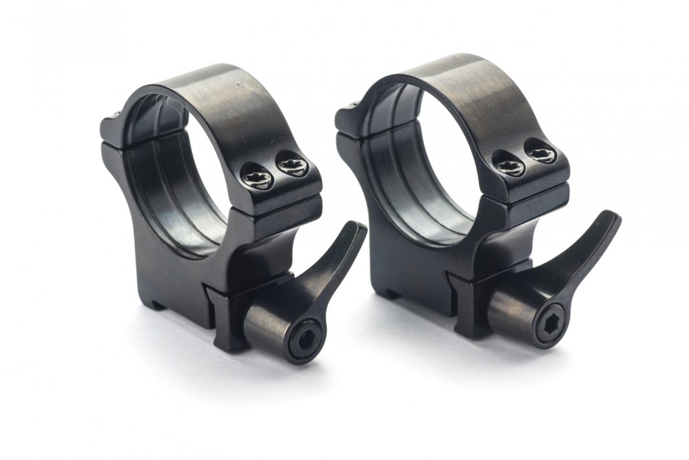Rusan Steel Roll-off Quick- Release rings - CZ 527 or BRNO Fox - 30 mm, Height 23mm