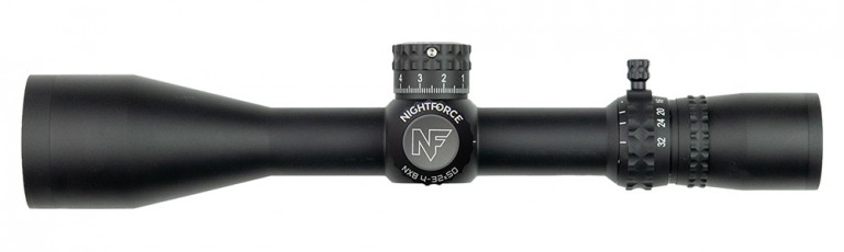 Nightforce Nx8 F2 4-32x50mm SFP IR Mil-CF2D 0.1MRAD Zero Stop Rifle Scope