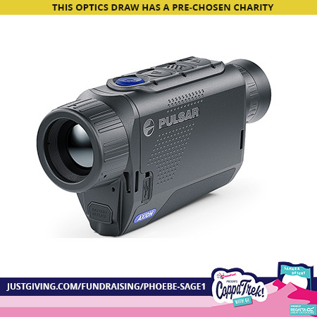 WIN A: Pulsar Axion XM30F 3.2x 320x240 12µm Thermal Imaging Monocular (PRE-CHOSEN CHARITY) 