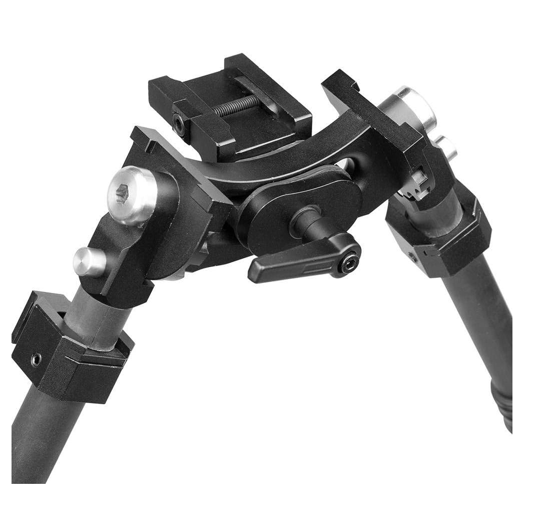T-Eagle V10 Aluminium 6-9 Inch Notched Leg Swivel Bipod with Picatinny Mount