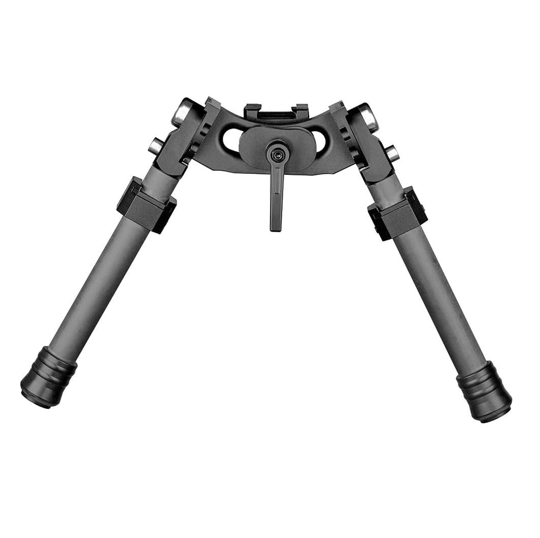 T-Eagle V10 Aluminium 6-9 Inch Notched Leg Swivel Bipod with Picatinny Mount