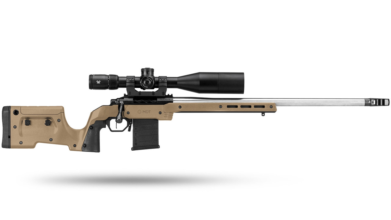 MDT XRS Chassis System - Tikka T3 / T3x - Short Calibers - Right Hand - Cerakote FDE