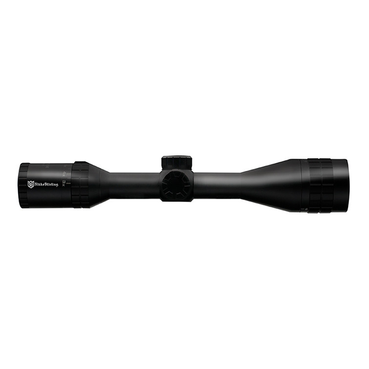 Nikko Stirling PanaMax AO illuminated Extreme Field of View Rifle Scope, One Inch Tube illuminated Half Mil Dot 3-9x50 