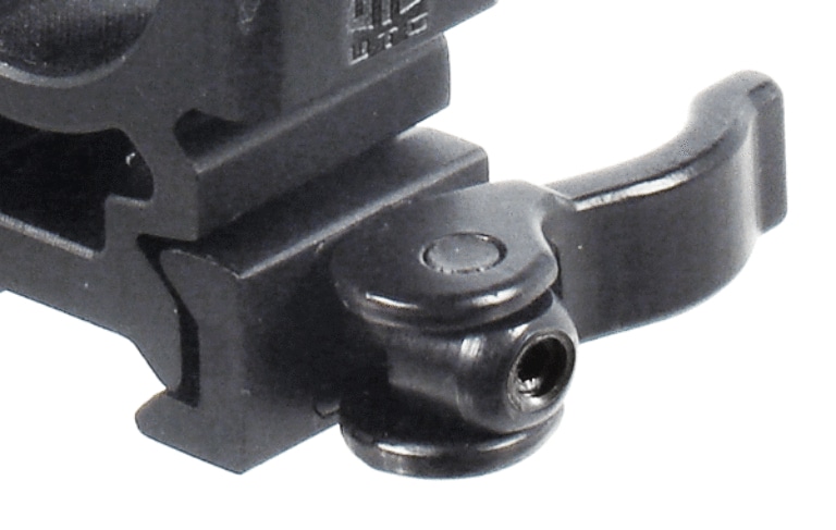 UTG LE Grade 1" Low Quick Release 2 Piece Picatinny Rings
