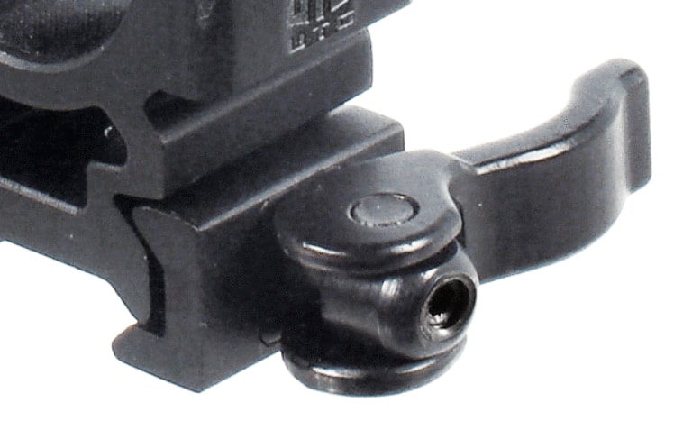 UTG LE Grade 1" Medium Quick Release 2 Piece Picatinny Rings