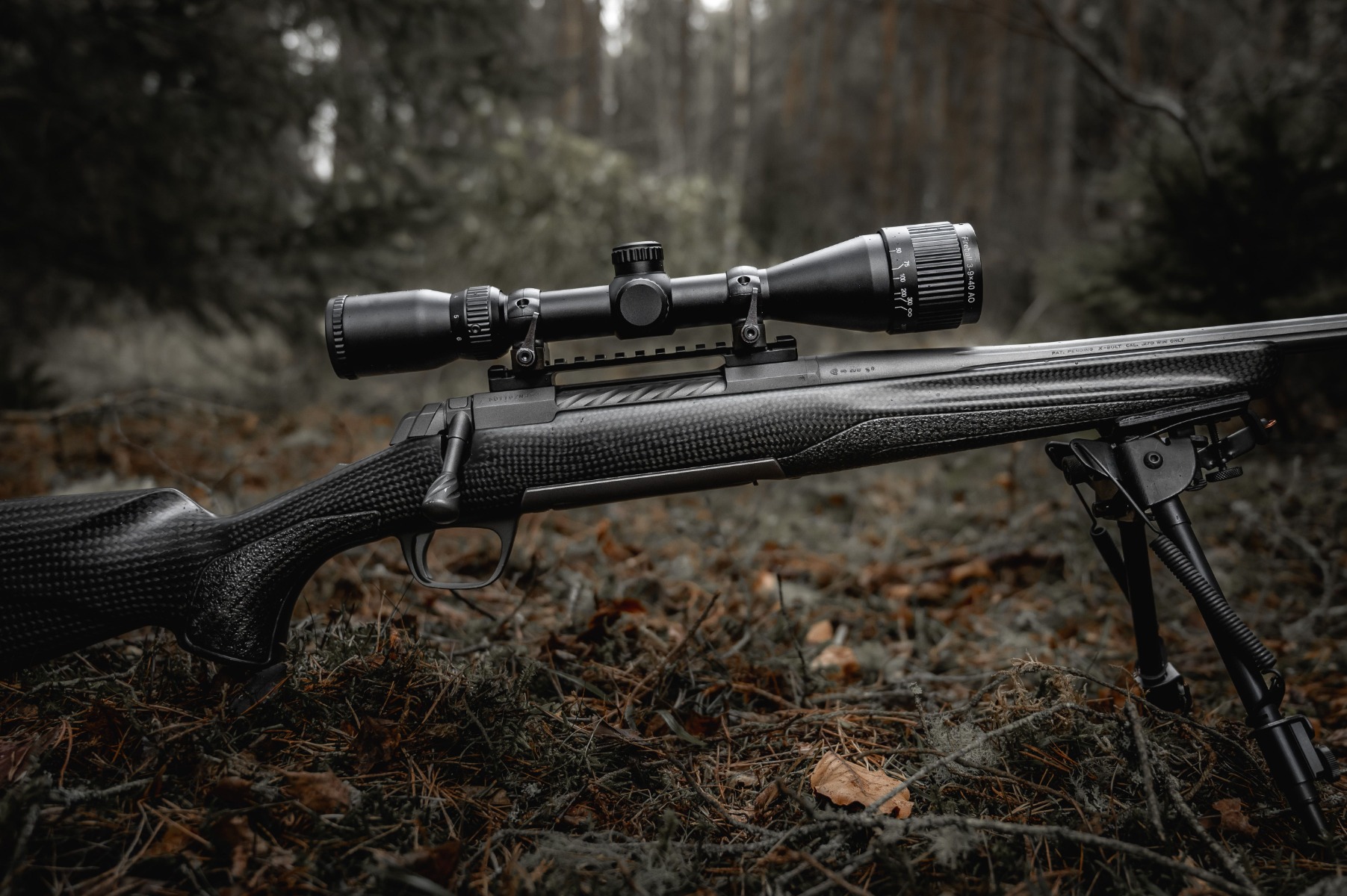 Ex-Demo WULF Fireball 2-7x32 SFP Adjustable Objective 5 Yards Minimum Half Mil-Dot Reticle 0.1 MRAD Clicks Rifle Scope - EXD320