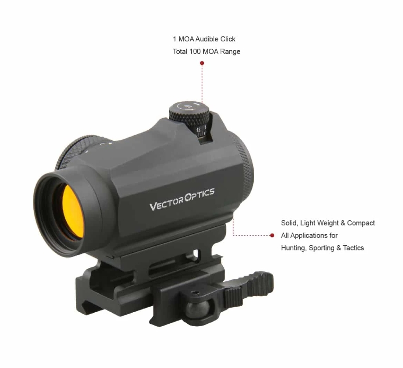 Vector Optics Maverick-II 1x22 Gen 2 3 MOA Red Dot Sight