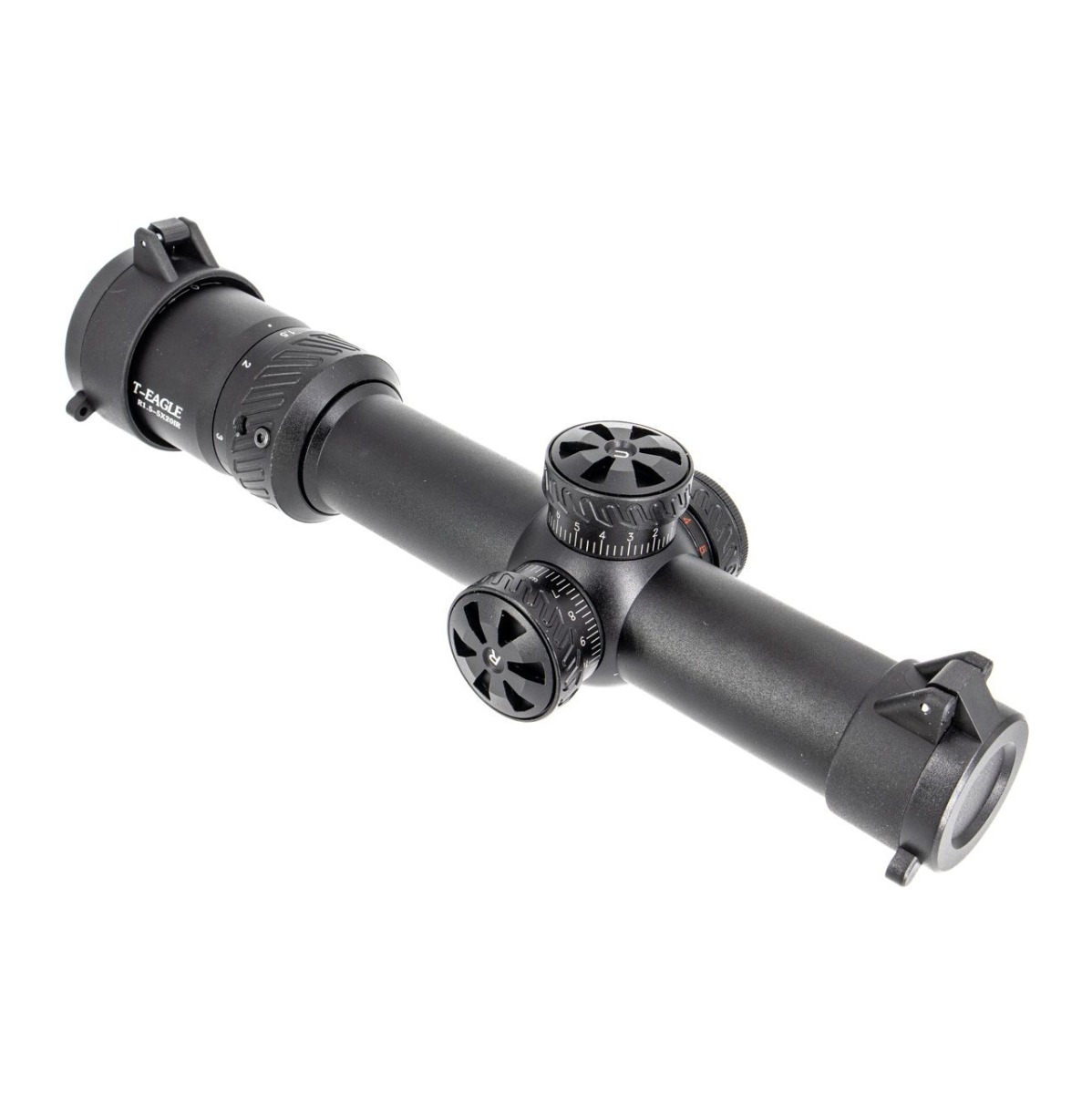 T-Eagle R 1.5-5X20 SFP IR Rifle Scope with Free Weaver Mounts