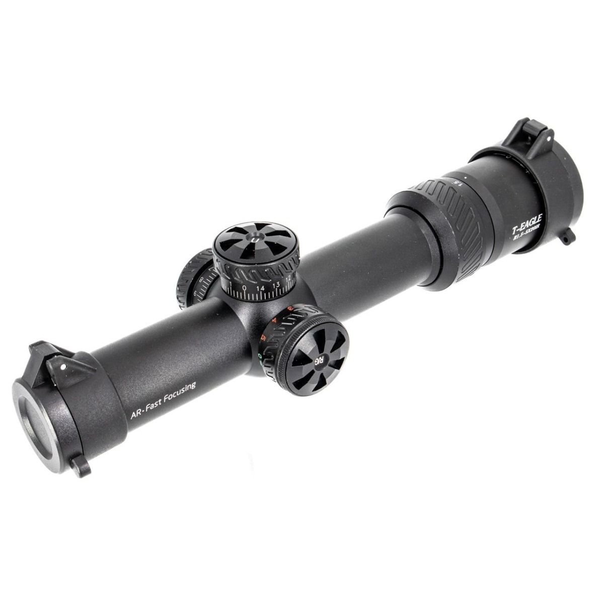T-Eagle R 1.5-5X20 SFP IR Rifle Scope with Free Weaver Mounts