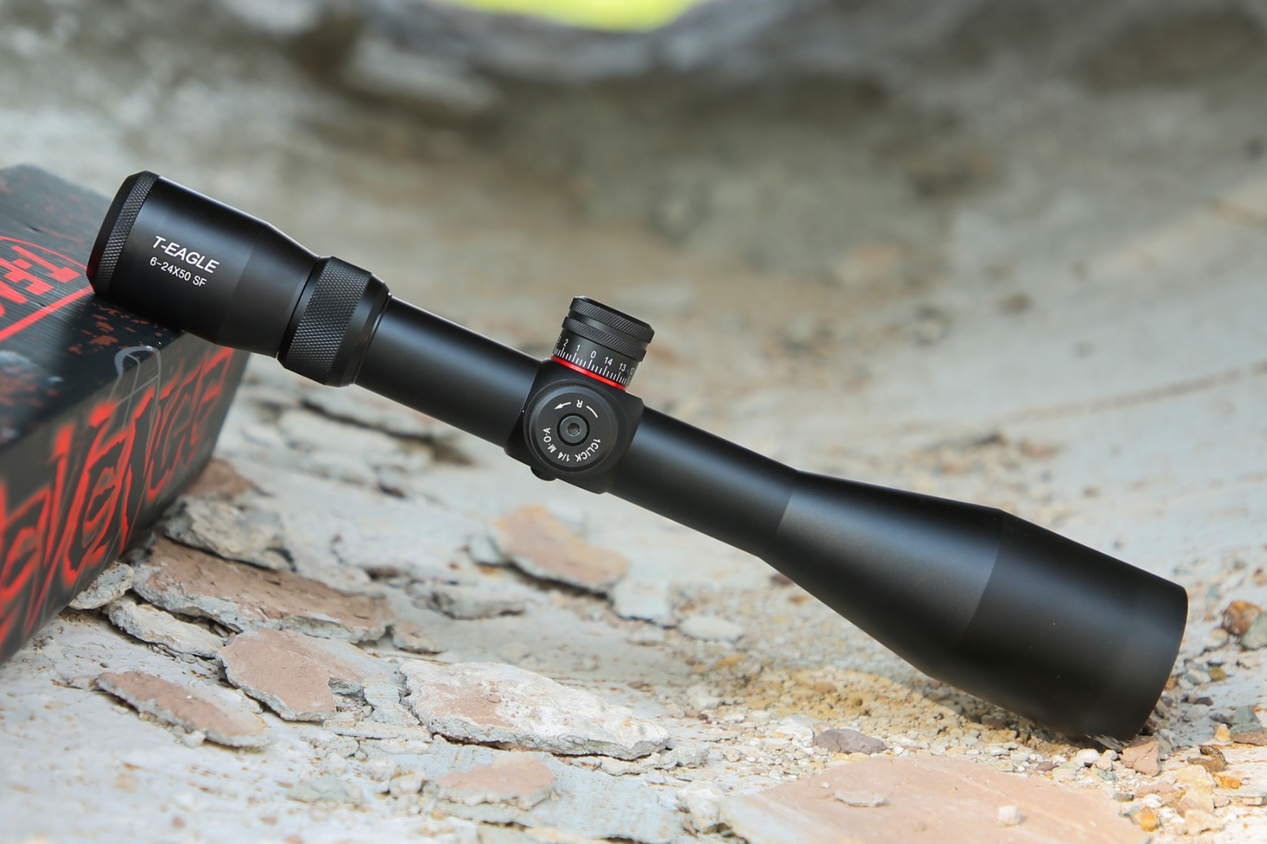 T-Eagle R 6-24x50 Non Illuminated SFP MOA 1/4 MOA SF 30mm Rifle Scope