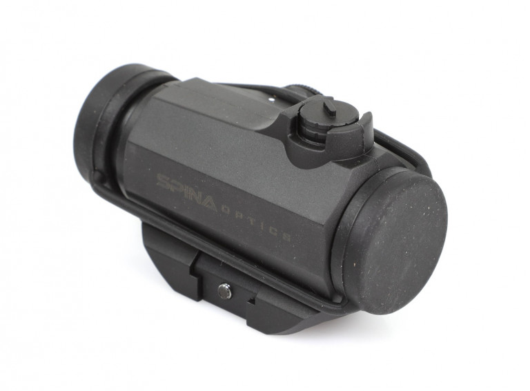 SPINA Optics Pathogen 1x20 2 MOA 50yd Red Dot Sight with QD Riser & Rheostat System