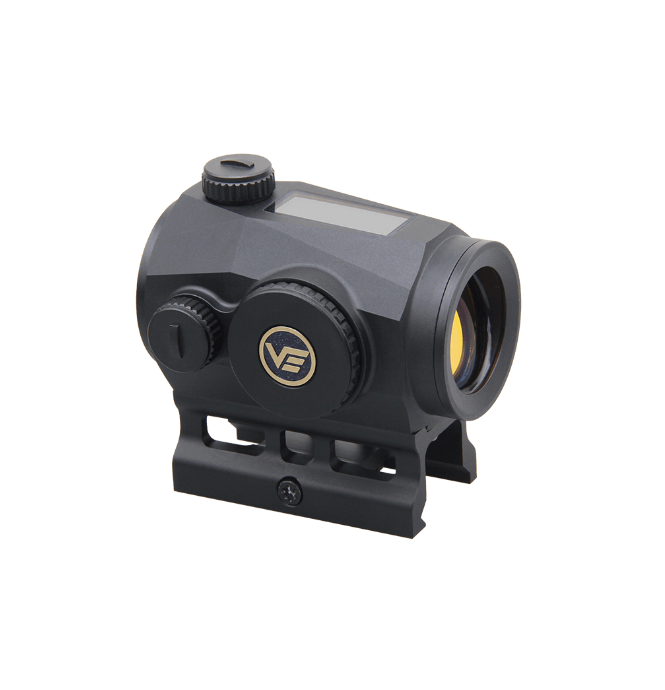 Vector Optics 1x25 Solar Powered Multi-Reticle Red Dot Sight 