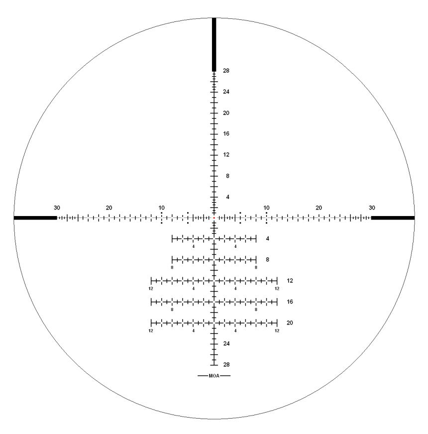 IOR Invictus 10-60x56/IL 1/8 MOA Tactical SFP MP-EXTREME X1 Rifle Scope
