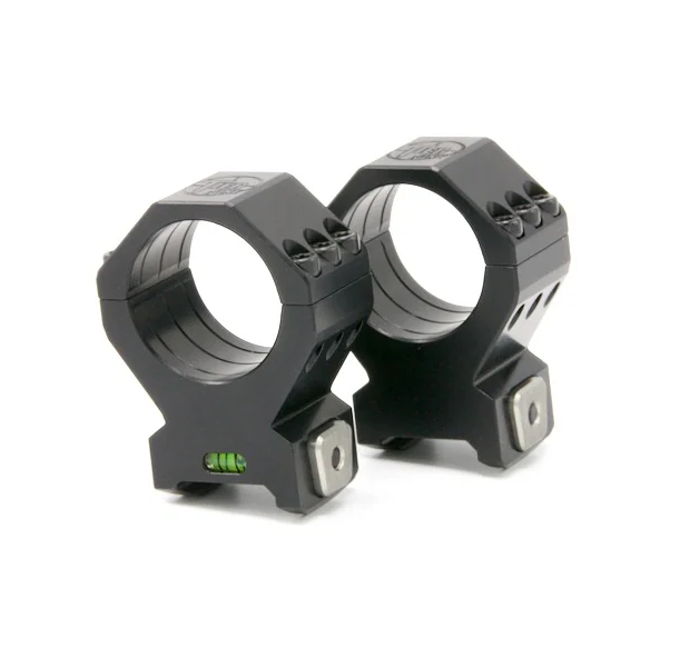 Tier One 30mm TAC 6 Screw Bubble Level Picatinny Scope Rings