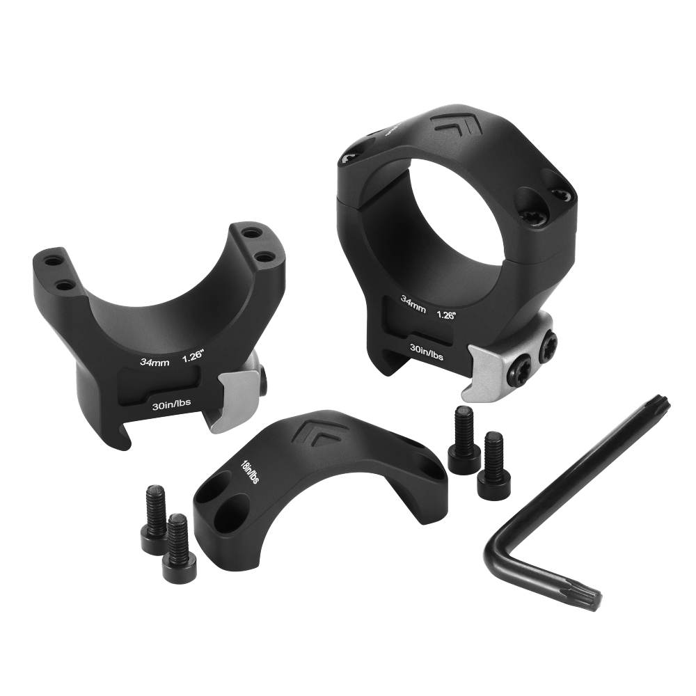 Arken Optics Halo Ti 30mm Rifle Scope Rings - 0.97'' / Low