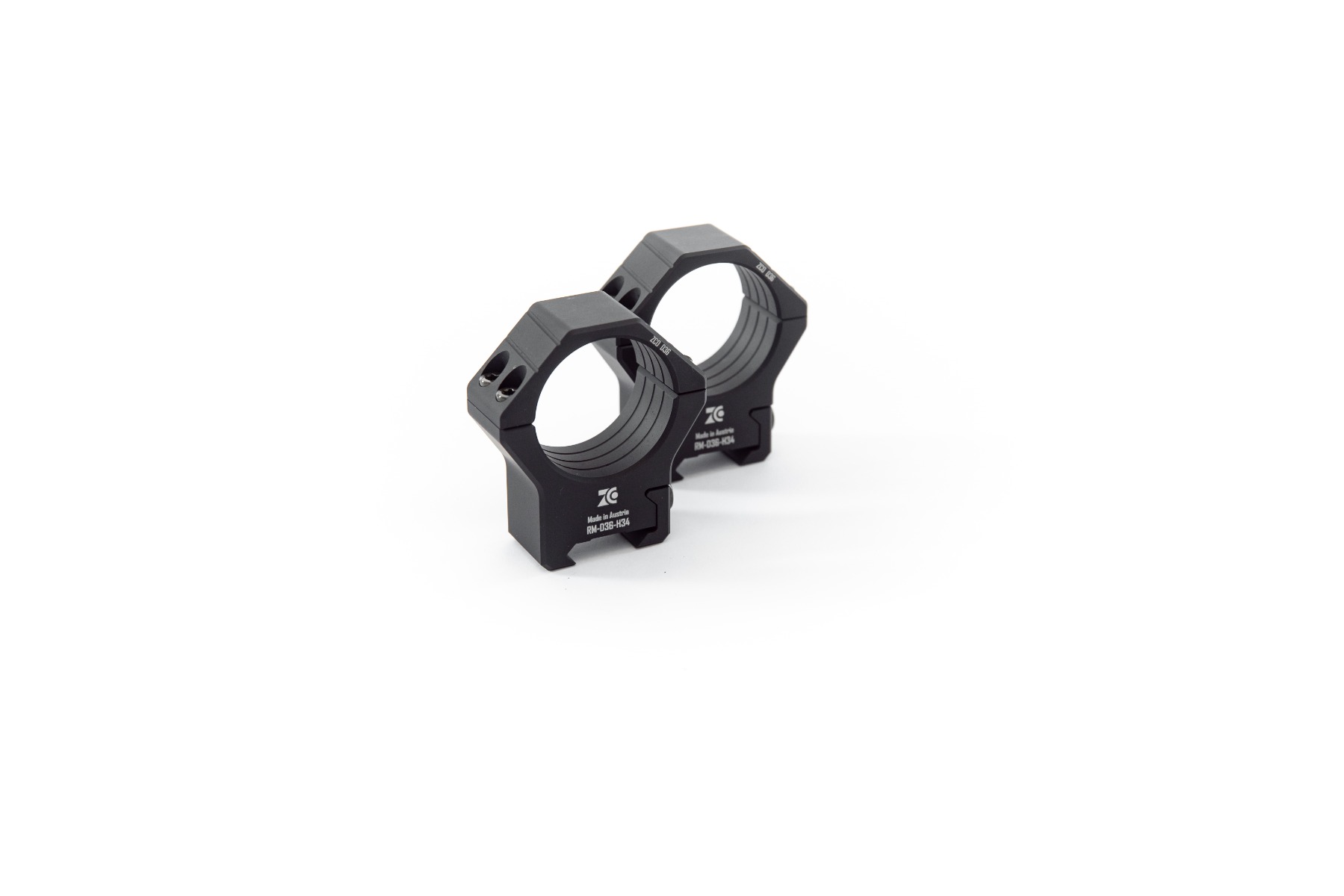 ZCO Two Piece Picatinny Rings 36mm Tube - 30mm Height