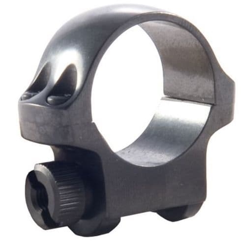 Ruger 3B Single Mount Ring - 1" Blued Alloy Low Height for up to 32mm Scope Lens