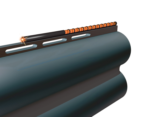 Ruby Luminous Fibre Optics Bead for Hunting - 71mm