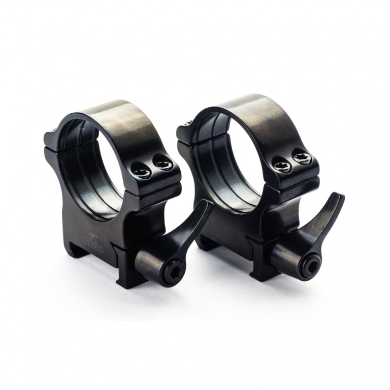 Rusan Steel Quick-Release Picatinny & Weaver Rings - 26 mm, Height 8mm