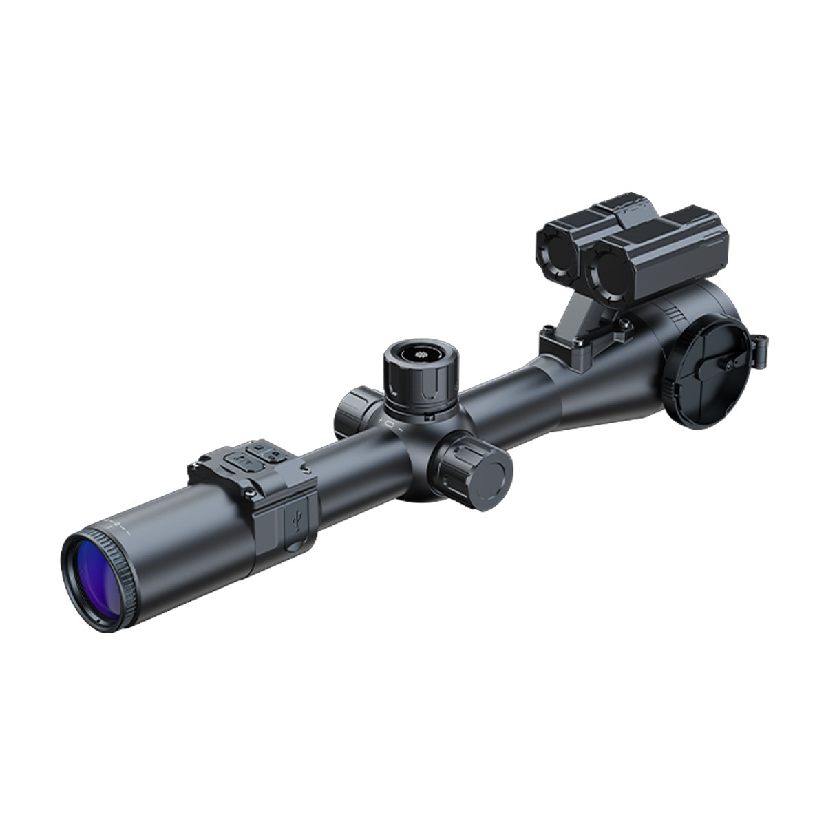 PARD DS35 LRF 70mm GEN 2 2K (2560 x 1440) 5.6x 850nm Day / Night Vision Ballistic Laser Range Finding Rifle Scope