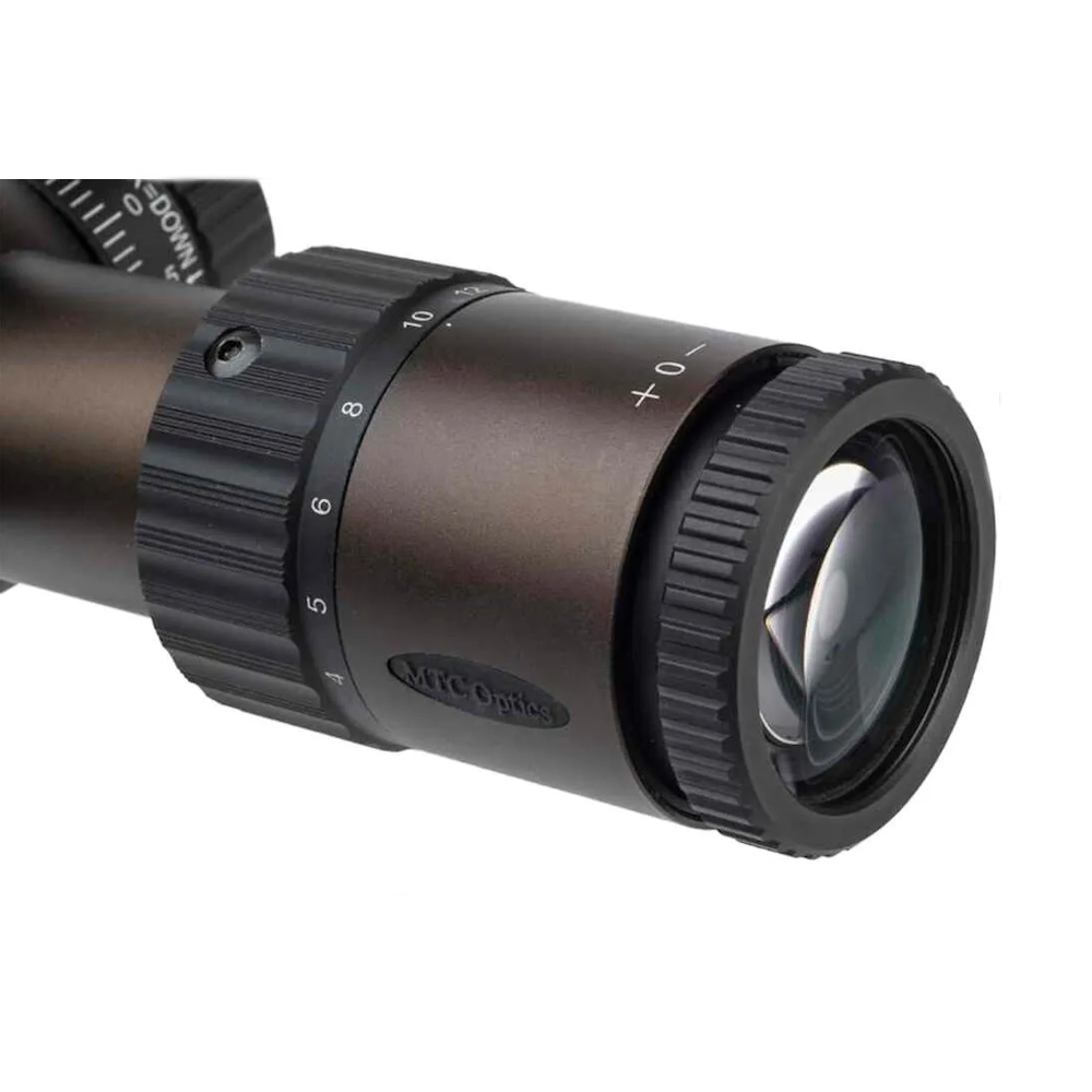 MTC Copperhead F2 Safari 4-16x44 SFP Illuminated AMD2 1cm Clicks Riﬂe Scope