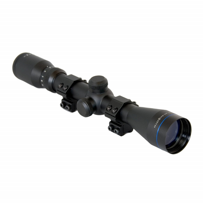 AGS Cobalt 3-9x40 Half Mil Dot Reticle 1" Rifle Scope w/ Dovetail Mount Rings