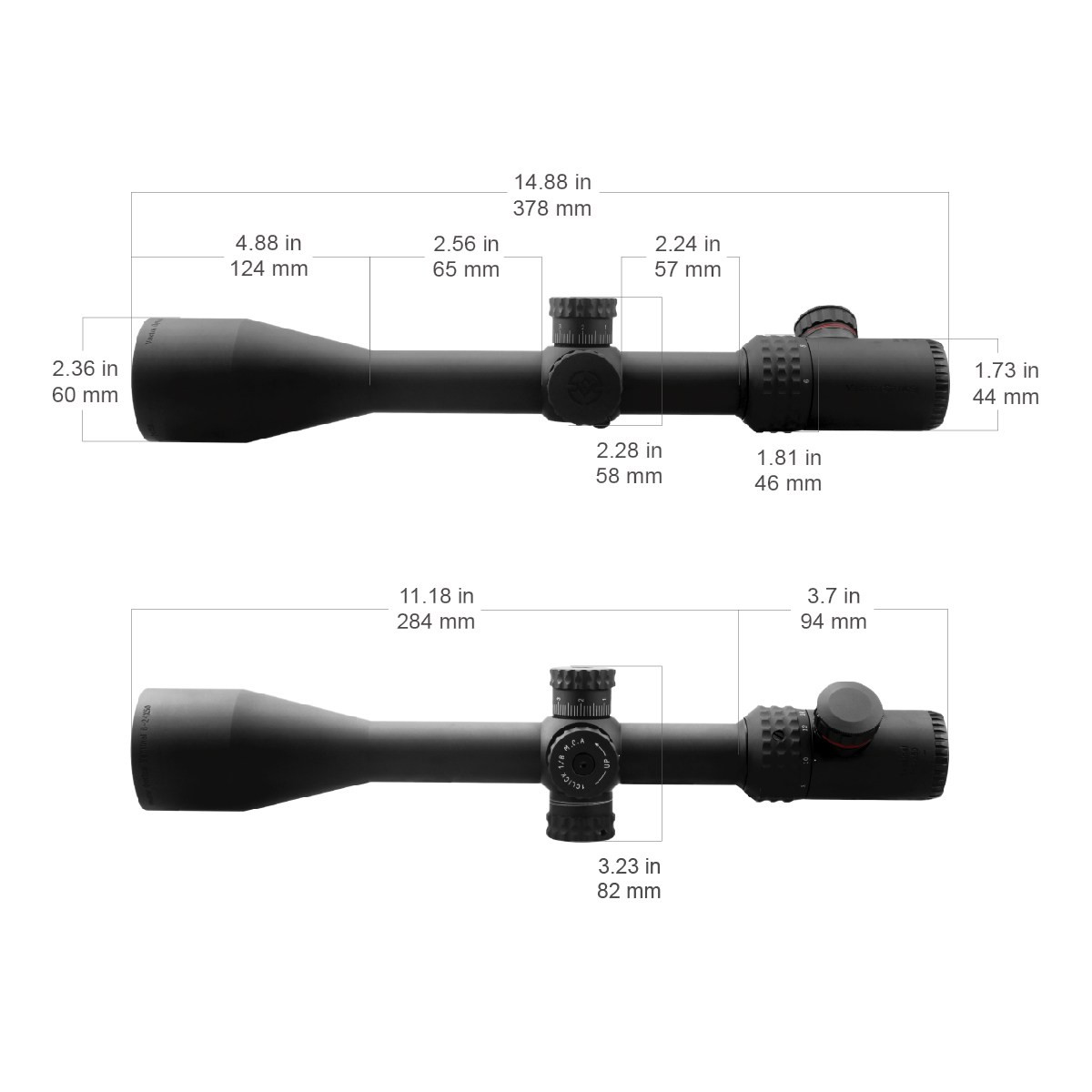 Vector Optics Sentinel 6-24x50 MP1/8MOA 30mm Rifle Scope **Special Deal**