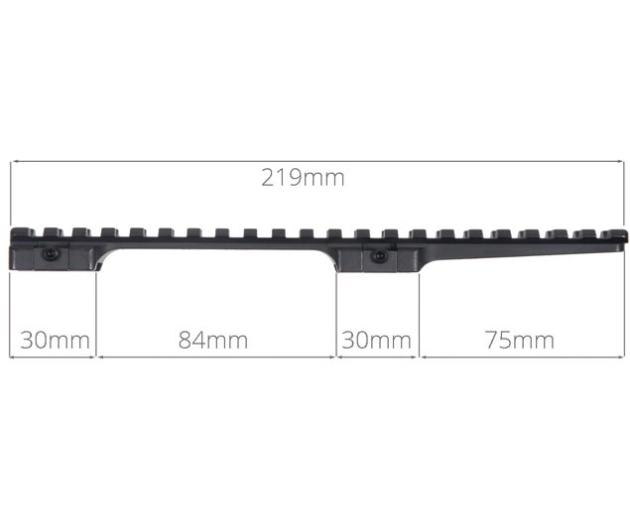 Contessa Picatinny Rail for Sako 75/85 Medium (0 MOA)