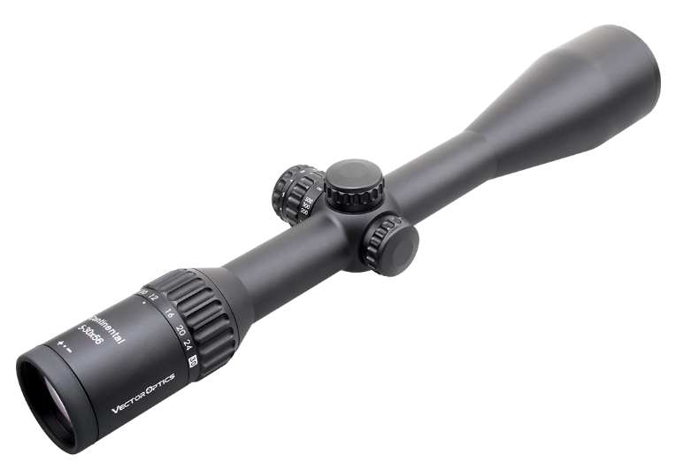 Vector Optics Continental x6 5-30x56 SFP Hunting BDC1/4 MOA Rifle Scope w/ Picatinny Scope Rings 