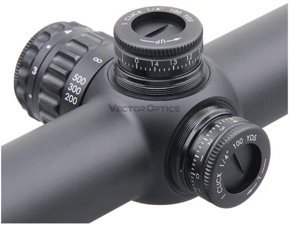 Vector Optics Continental x6 5-30x56 SFP Hunting BDC1/4 MOA Rifle Scope w/ Picatinny Scope Rings 