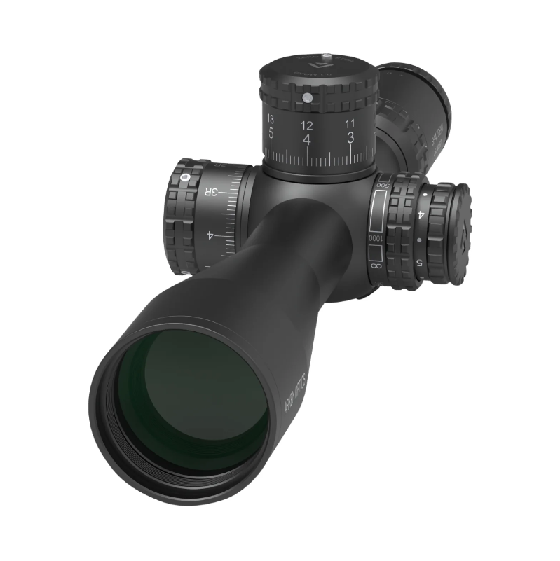 Arken Optics SH-4J 6-24x50 FFP Illuminated 34mm VHR Zero Stop Rifle Scope - MOA