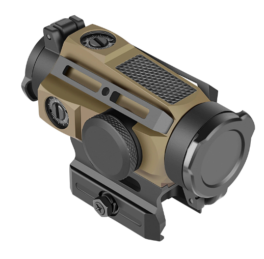 SPINA Optics Symbiote 1x20 Red Dot Sight with QD Mount & Digi System (TAN)
