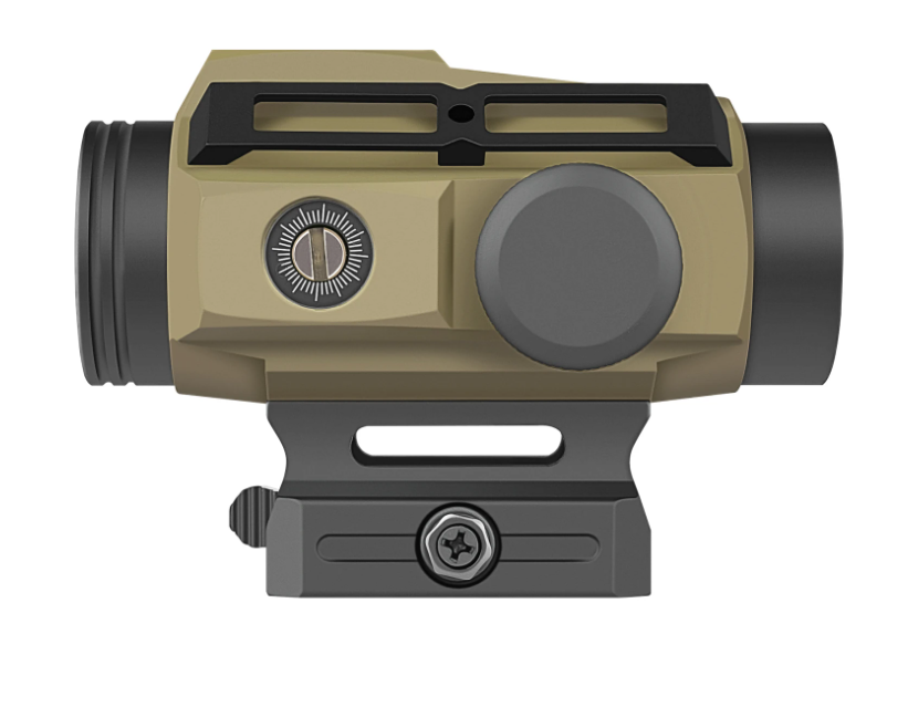 SPINA Optics Symbiote 1x30 Red Dot Sight with QD Mount & Digi System (TAN)