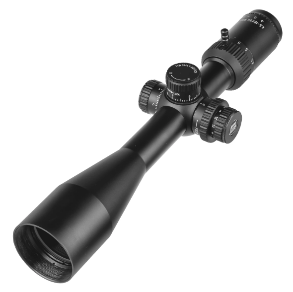 SPINA Optics Mercury 4.5-18x50 SFP Illuminated MOA-T 1/10MOA SF 30mm Rifle Scope